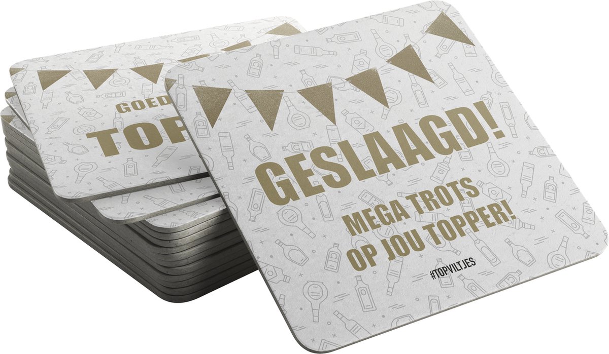 Bierviltjes Geslaagd | Algemeen (20 stuks)